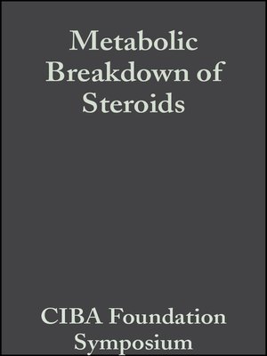 cover image of Metabolic Breakdown of Steroids